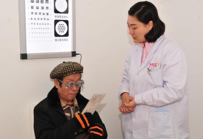 老花镜多年不换危害大，佩戴前要做专业检查